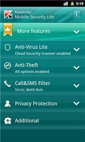 game pic for Kaspersky Mobile Security Lite